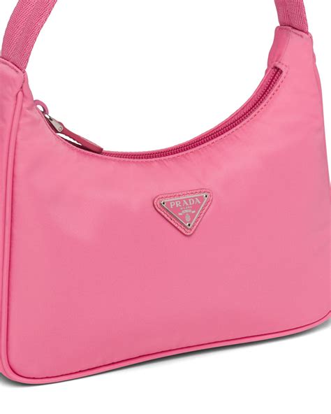 prada pink mini bag|prada mini nylon shoulder bag.